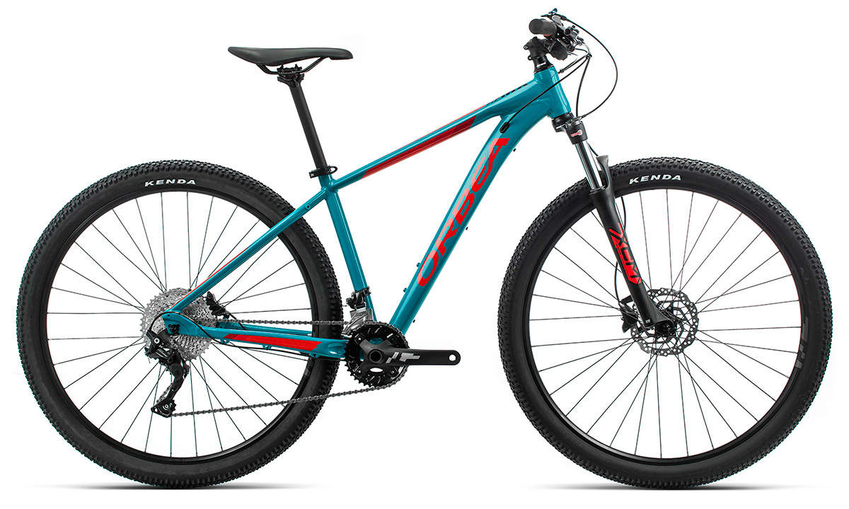 Фотография Велосипед Orbea MX 27 30 (2020) 2020 Голубо-красный 